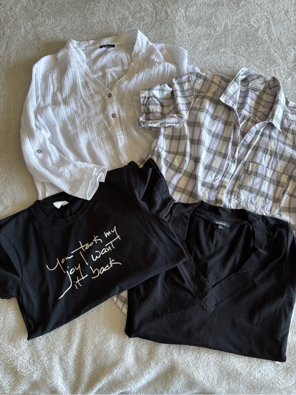 15-Piece Women's Clothing Bundle Large Tops & Bottoms EUC